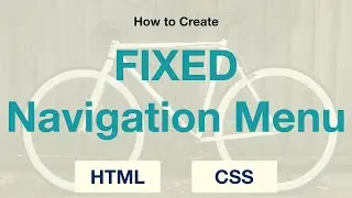 How to Create a Fixed Navigation Menu with HTML, CSS and JavaScript