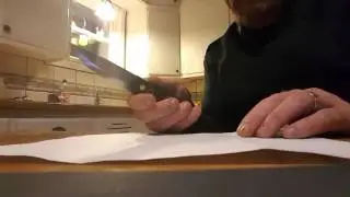 Sharp knife!