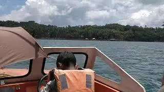 Portblair To Ross Island by a Boat ⛵|AndamanI Indian Ocean