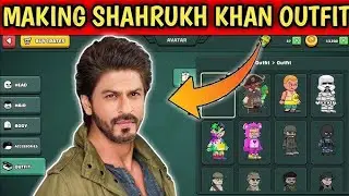 how to make Shahrukh Khan outfit in Mini Militia