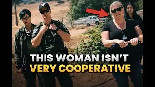 Woman Becomes Uncooperative During Police Investigation (Bodycam)