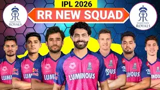 IPL 2026 - Rajasthan Royal's Team Final Squad 🚨 RR team Final Players List 2026 🎯 RRNew Squad
