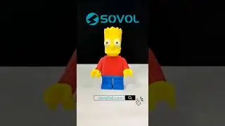 &ldquo;Eat My Shorts!&rdquo; - Building a 3D-Printed #lego  Bart | Oddly Satisfying #asmr