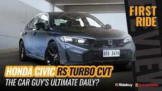 Обзор первого тест-драйва Honda Civic RS Turbo CVT