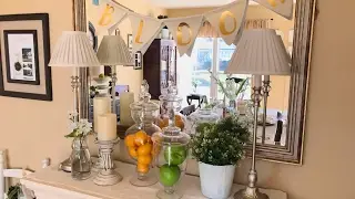 Spring Mantle Decor ~ 2017