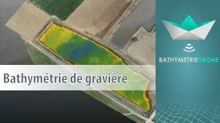 BATHYMETRIE-DRONE **** Bathym&eacute;trie de gravi&egrave;re avec le BATHYDRONE (R)