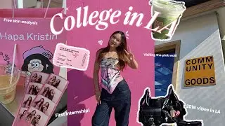LA Diaries 🌴: first week of spring semester (Melrose, starting my internship, BTS tickets, etc)