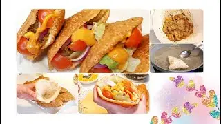pain frits au s&eacute;same super l&eacute;ger + recette de marinade de poulet facile et rapide/خبز مقلي بالسمسم