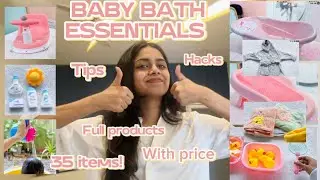 കുഞ്ഞുങ്ങളുടെ Bath Essentials &hearts; || Must Have Products for baby bath time || all in all baby shop