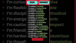 IELTS Speaking Band 9 🔥 Advanced Self-Description Vocabulary (C2 Level Upgrades) #ieltsprepration
