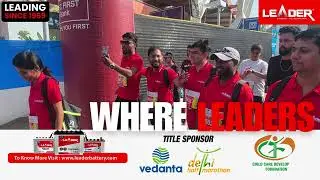 Leader Battery participated in  Delhi Half Marathon 2025, celebrating energy & unstoppable spirit.