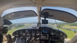 Flight in a Piper Cherokee 180 | KCRE to KHKY | Carolina Coast to Foothills!
