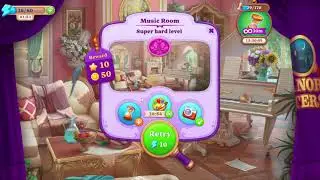 Manor Matters Library, Town Square, Music Room, Bridge HD | Anagram, Super Hard | crescent, cup, bow