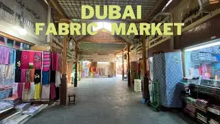 🌟A Shopping Trip You Won't Believe: Exploring the Dubai Textile Souk | Wholesale Fabric Market Dubai