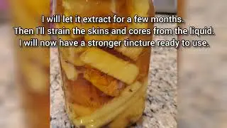PINEAPPLE TINCTURE! #gardening #garden #pineapple #tincturemaking #naturesmedicine #diy #organic