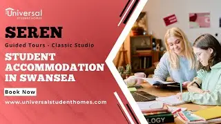 Seren Student Accommodation Swansea | Classic Studio Guided Tour | Book with Universal Student Homes