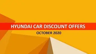 Special Offers on Hyundai Cars in October 2019 | Superb Car Deals for you | Grab it now