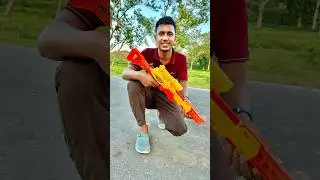 Nerf Toy Gun Unboxing and testing #toygun