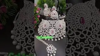 #ssj jewellery ⚘️ new collection of choker sets with silver plating 
