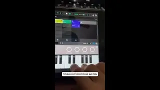 🔊 Trying out the new Pro Tools Sketch app 📷 Marcelo Guerche