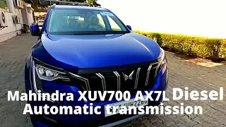 Mahindra XUV700  Automatic transmission DIESEL | AT | D | Electric blue | walk around | 2021