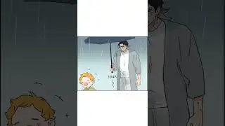 Papa Wolf and the Puppy  #manhwa #gym #webtoon #cute #funny