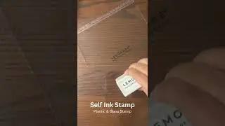 Self Ink Stamp | Plastic & Glass