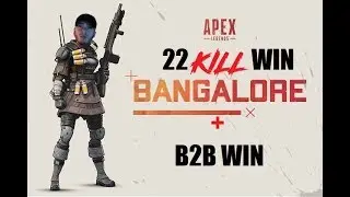 APEX LEGENDS 22 KILL WIN + BACK TO BACK WIN