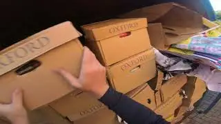£5000 WORTH OF BRAND NEW BOOKS WASTED DUMPSTER DIVING UK