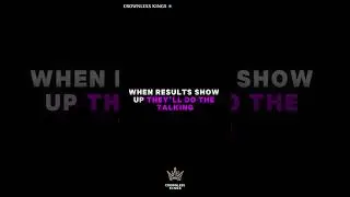 Grind in Silence: Let Your Success Make the Noise #crownlesskings #noexcuses #motivation #success
