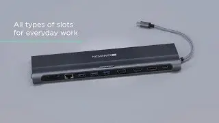 12-in-1 USB Type-C Hub and Docking Station by Canyon CNS-HDS09DG