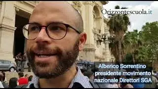 La protesta dei Dsga: 