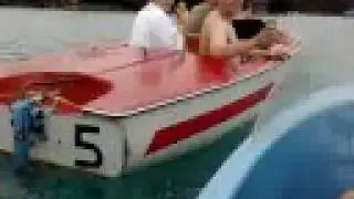 Attersee 2008 Elektroboot fahren