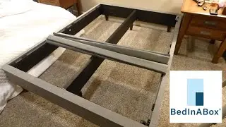 How to Assemble the BedInABox Mattress Foundation- with Review