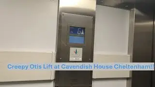 Creepy Otis Lift at Cavendish House Cheltenham!!