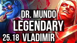 DR. MUNDO vs VLADIMIR (TOP) | 10/2/6, Legendary | EUW Master | 25.18