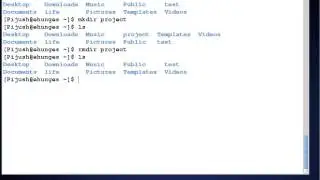 rmdir (remove directory) command to delete empty directory/folder in linux
