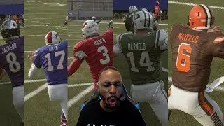 Madden 19 - Which Rookie QB can Throw a 99yd TD First? Mayfield, Darnold, Allen, Rosen or Jackson?
