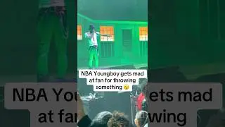 NBA YOUNGBOY GETS MAD AT FAN FOR throwing something MASA TOUR 2025 concert lil top Nevada lonely LA