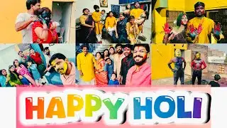 Holi Celebration 2025​⁠@rangolivlogs #holi#holi2025#trending#vlog#youtube#family#festival#fyp