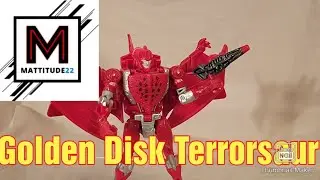Transformers Golden Disk Terrorsaur Hasbro Figure Review