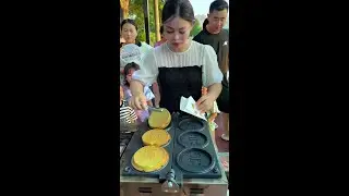 Original video # Street vendor entrepreneurship girl # Rural life recording video A talented chef!