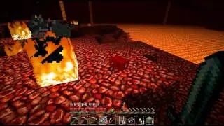 Let's Play Minecraft Survival! - 019 - Expanding the Nether Railway, and John Smith's Texture Pack:)