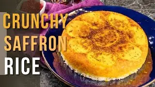 Crunchy Saffron Rice with Potato