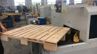 SF7041 Wood Pallet Corner Cutter Rounder Machine#machine #woodworking #woodpalletmachine #hicas