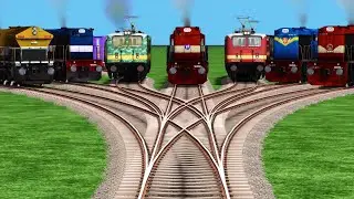 Indian Railways Busy Railgate At Real Train Crossing l Train Game video l railway cross india #train