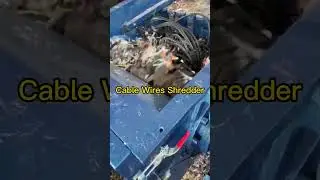 Cable Wires Single Shaft Shredder _ Single Shaft Shredder