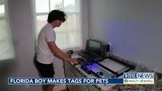 Florida boy makes ID tags for pets awaiting adoption