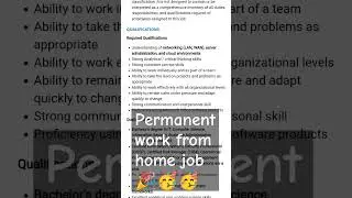 Diebold Nixdorf Permanent Work From Home 🎉🎉🎉#job #shorts