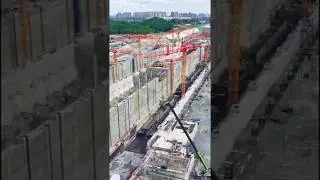 Shock! Pinglu Canal Youth Hub, construction site #technology #infrastructure  #discoverchina